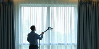 Commercial curtain steam cleaning service lakemba-nsw hotels offices