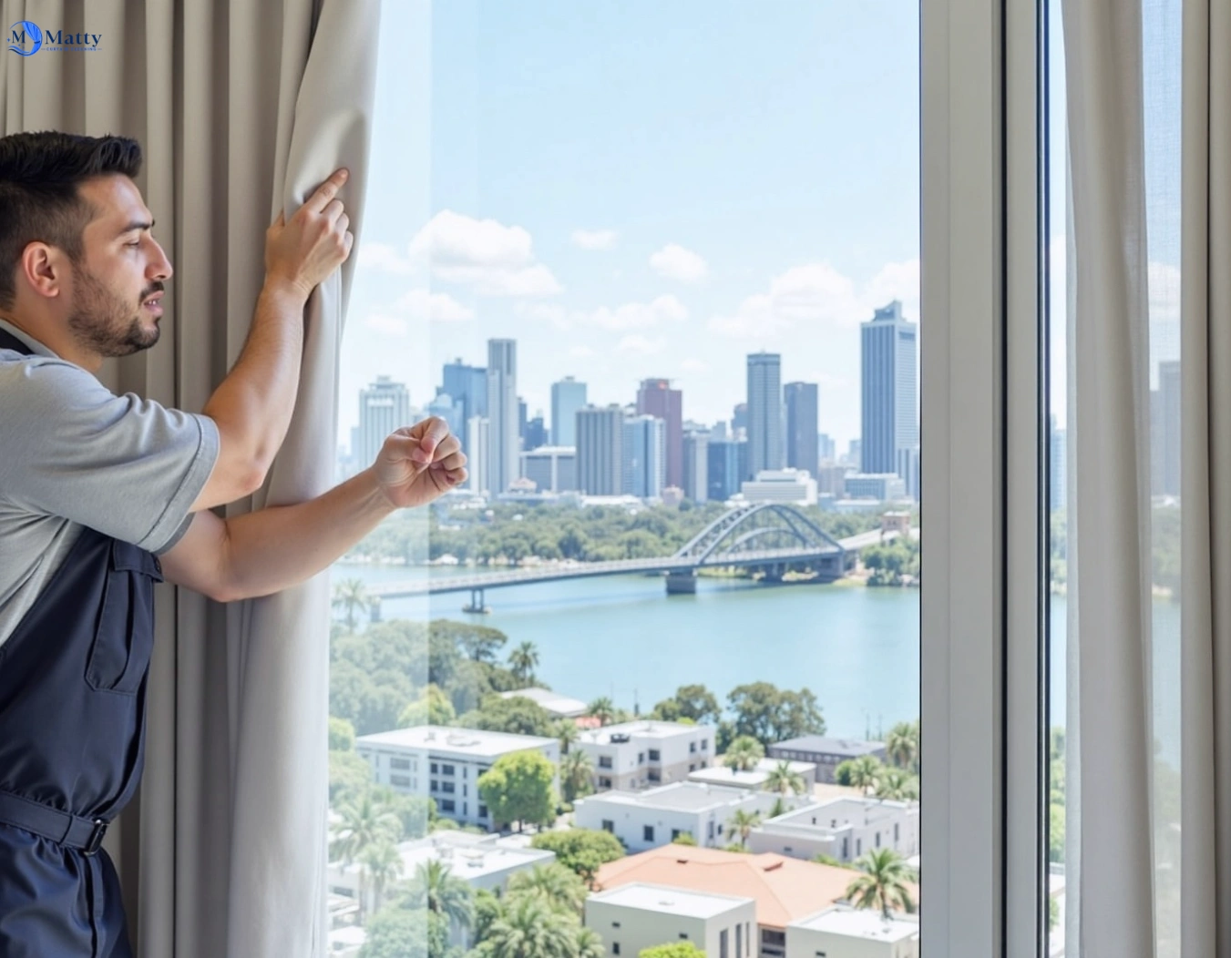 Professional curtain steam cleaning service lakemba-nsw QLD by Matty Curtain Cleaning